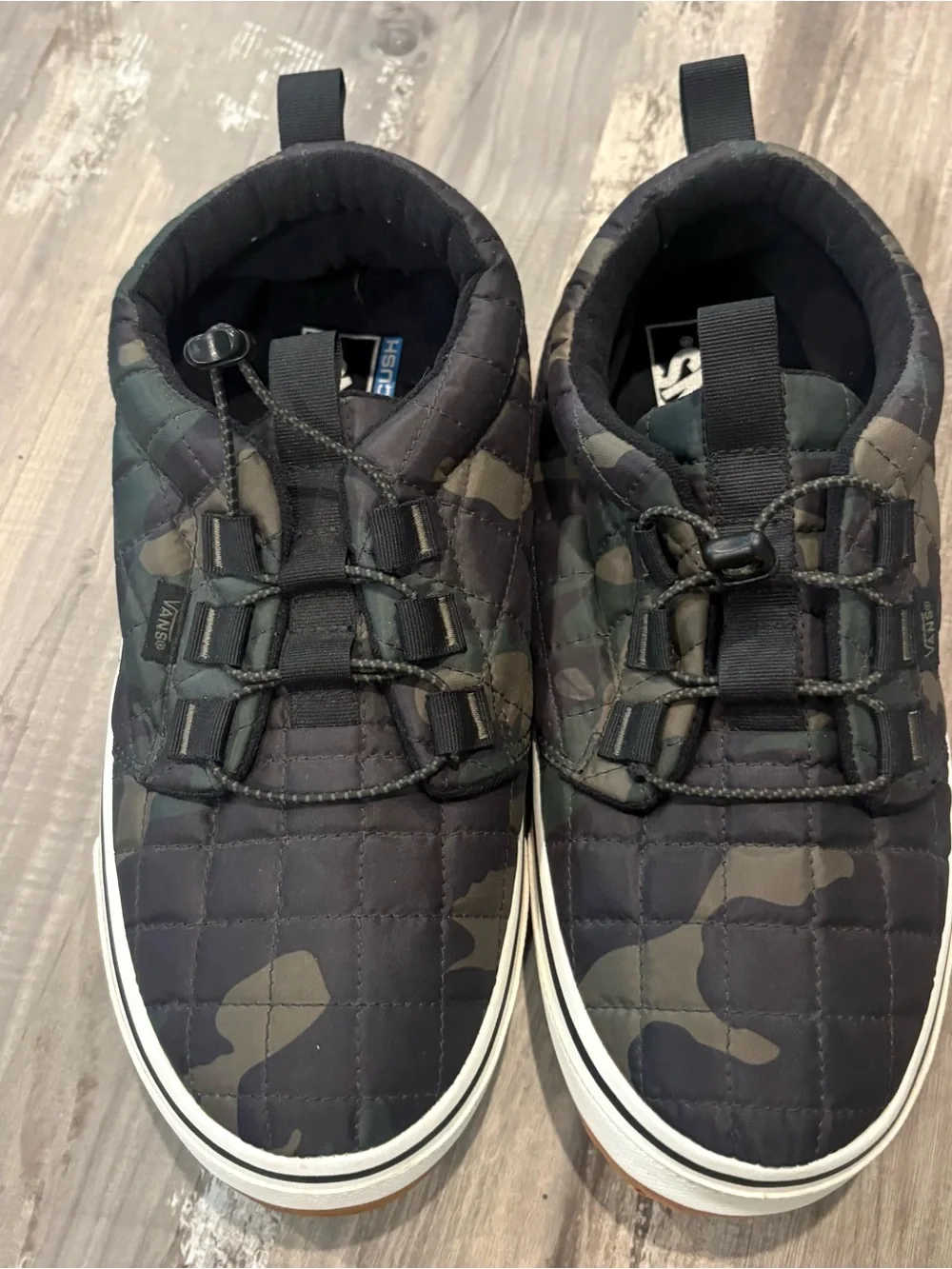Vans Nylon Chukka Slip-Er in Woodland Camo Men’s SZ 10 UltraCush